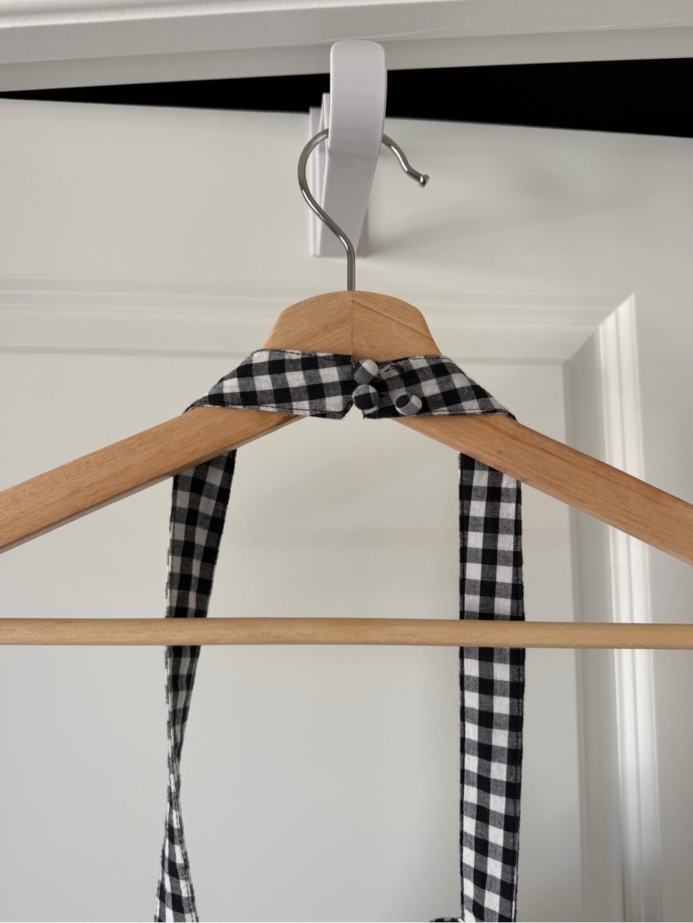 Maeve Black & White Gingham Blouse - Picture 5 of 6